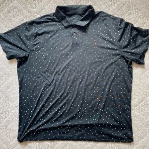 Men’s Nike Black Cross Dri-Fit Golf Polo